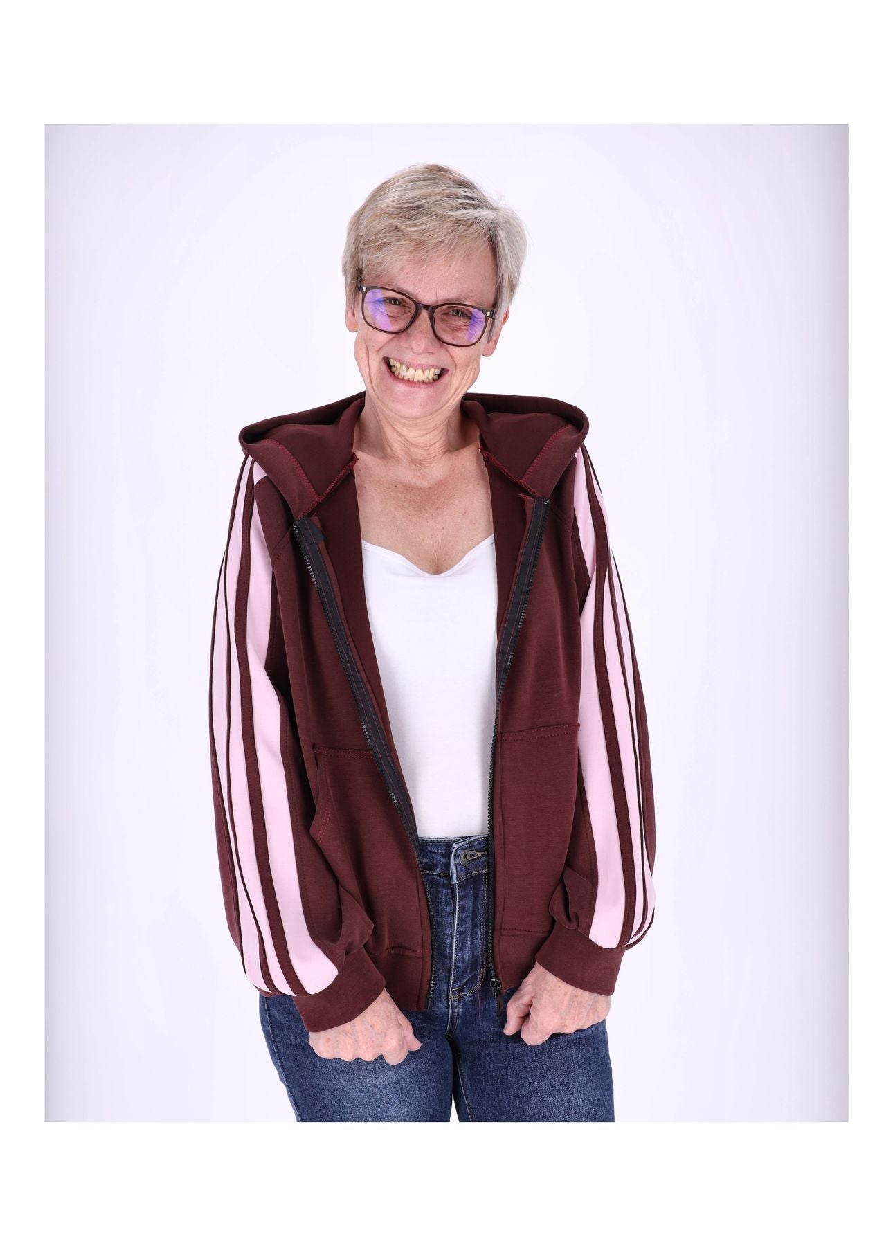 Sweatjacke Damen Kapuze