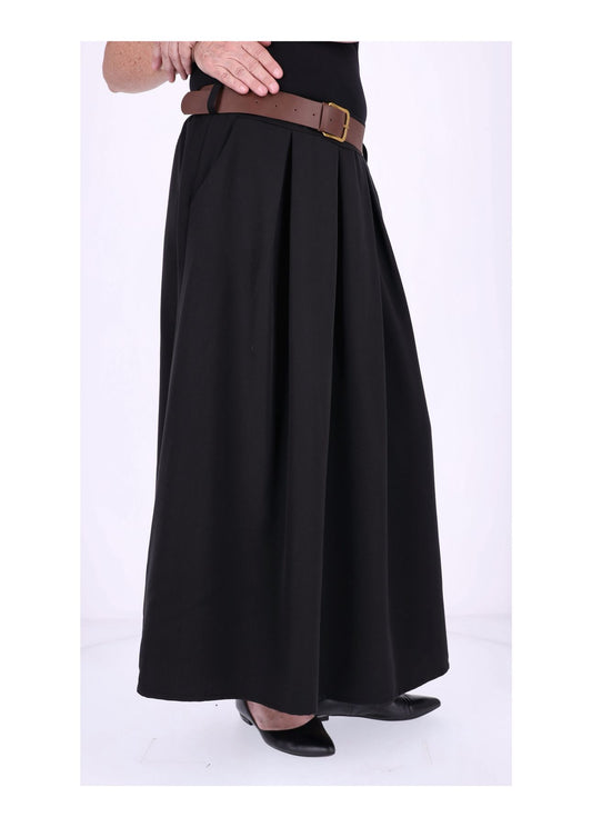 Rock Gummizug Bundfalte