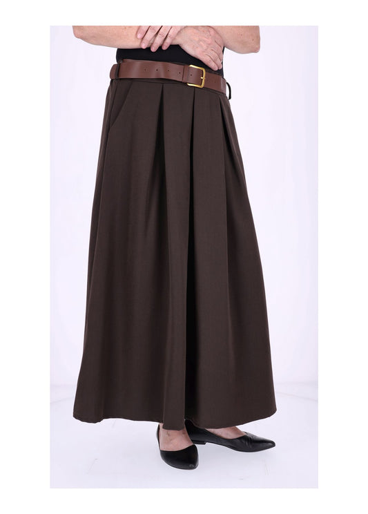 Rock Gummizug Bundfalte