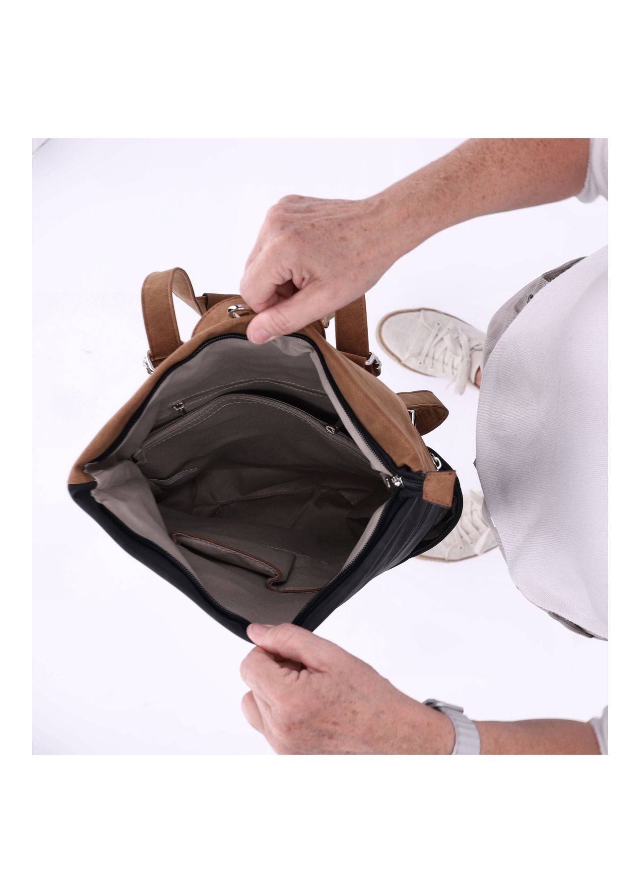 Rucksack Zweifarbig