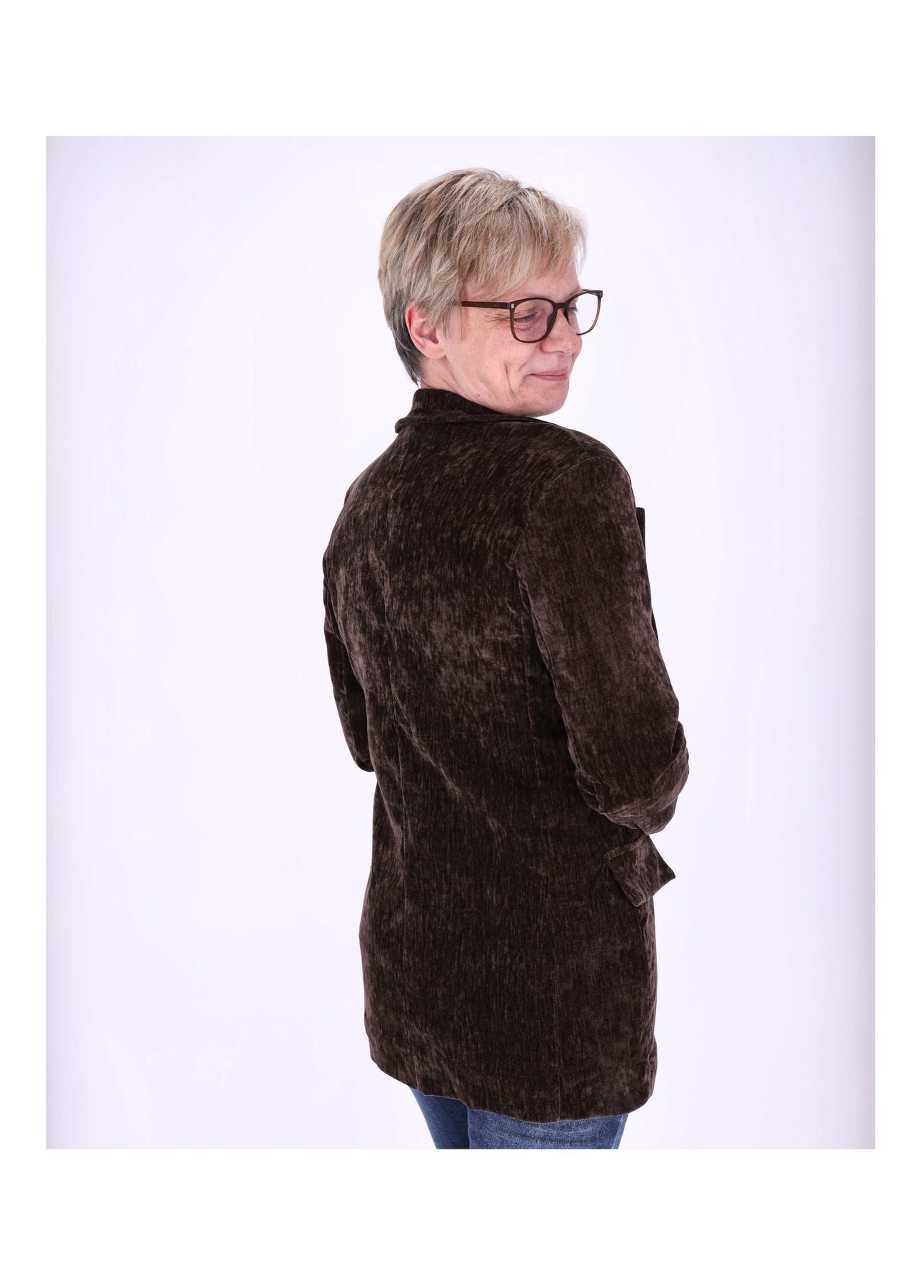 Blazer Samtqualität