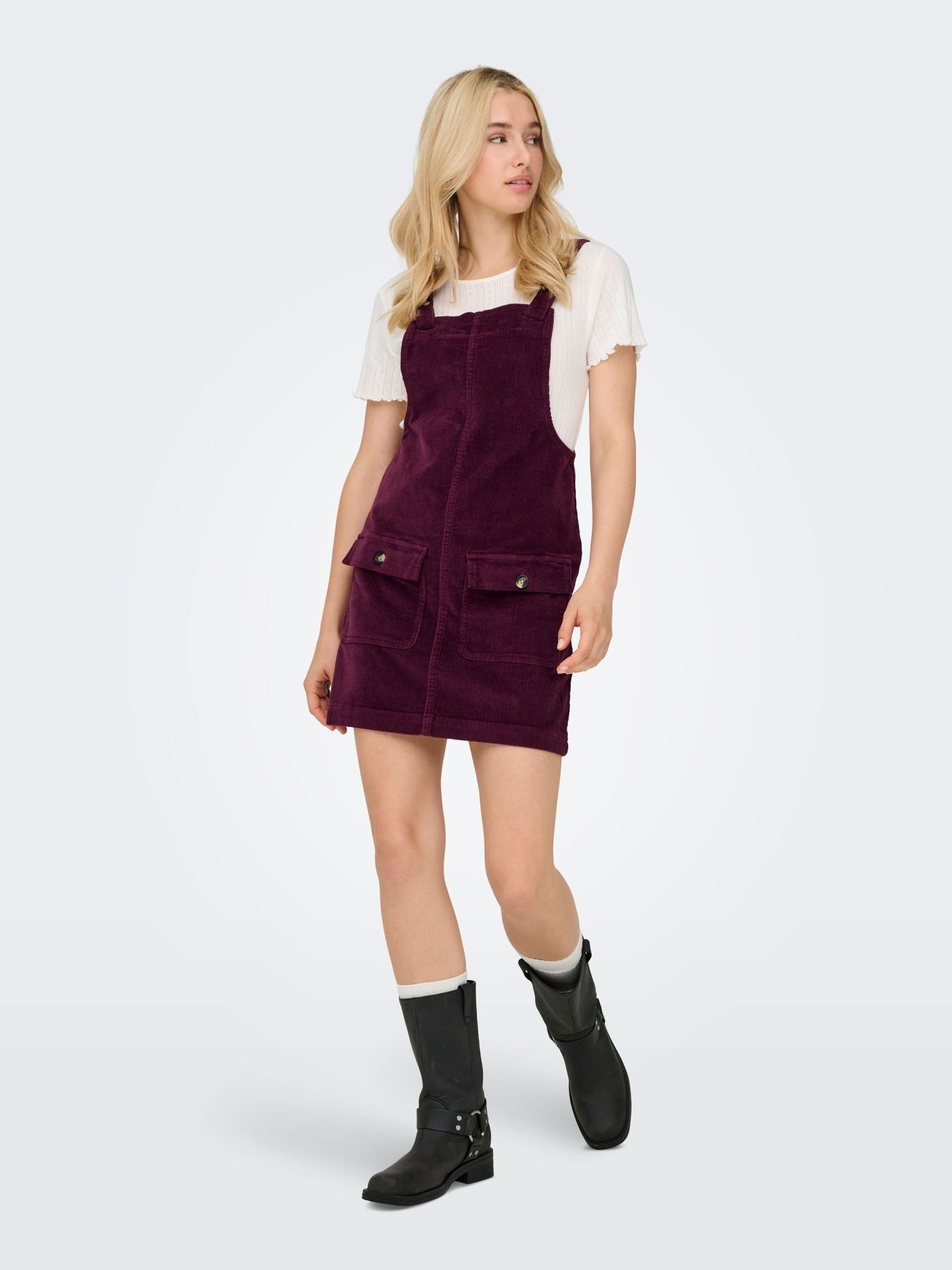 Damen ONLGLOBAL CORD SPENCER DRESS CC PNT