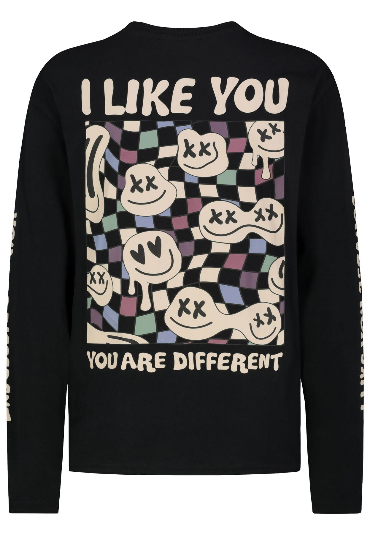 Damen DOB langarm T-shirt, lockerer Schni