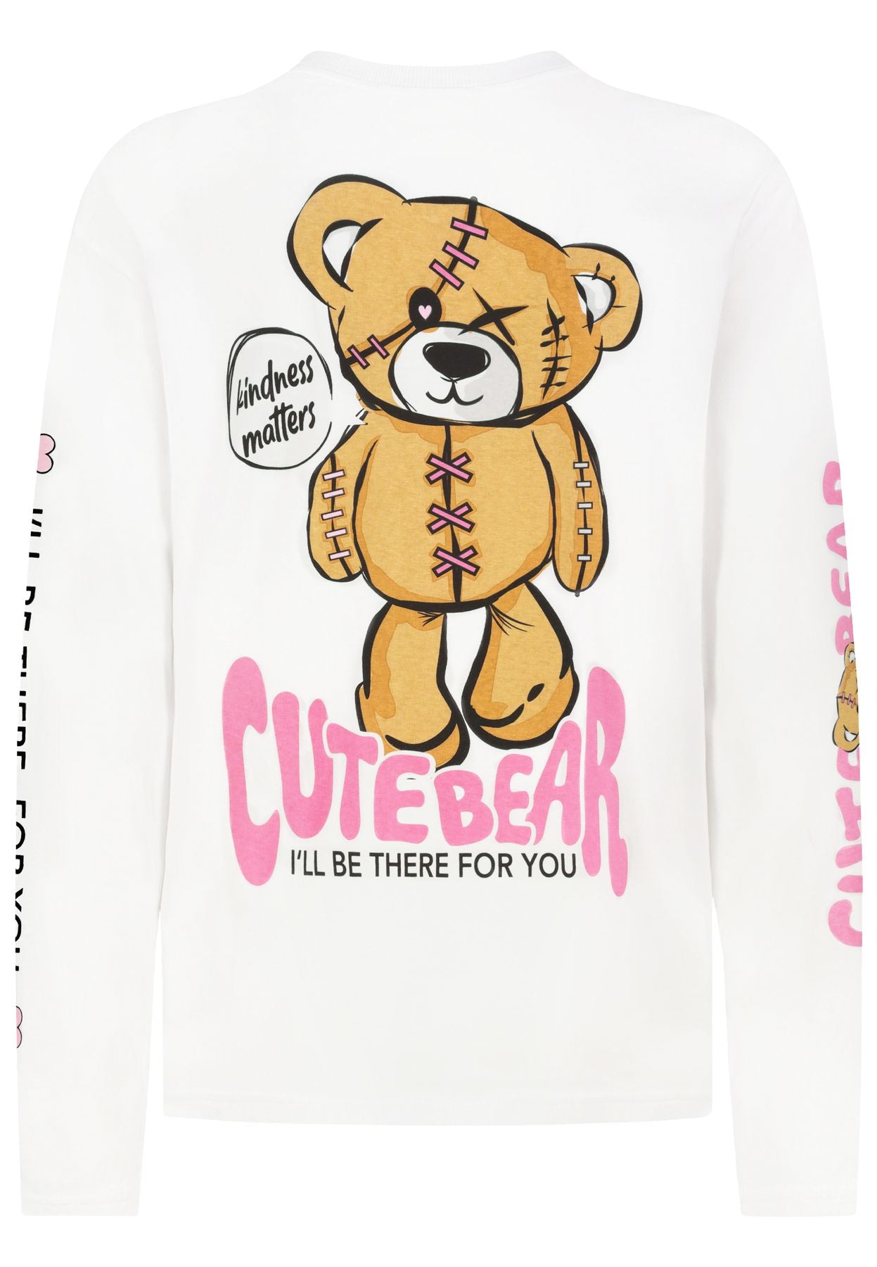 Damen DOB langarm T-shirt, lockerer Schni