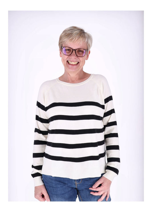 Strickpullover Damen Ringel