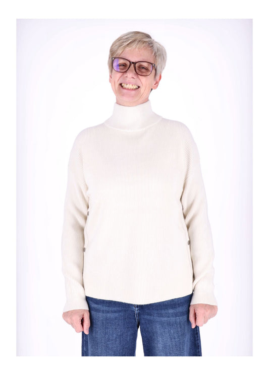 Strickpullover Damen Stehkragen