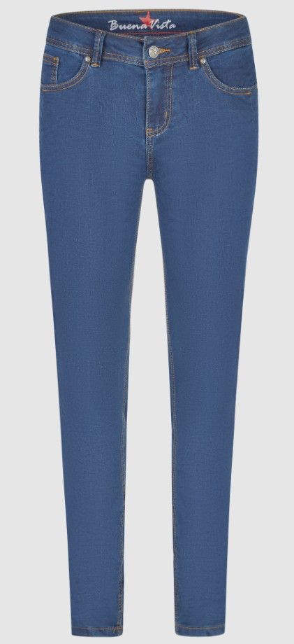 Damen Malibu-Zip High Cropped Cozy Denim