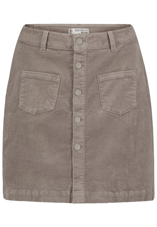 Damen DOB Rock,mini,Knopfleiste,