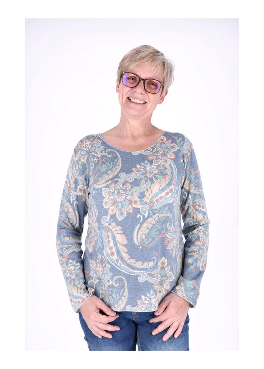 Shirt Damen AOP Paisley