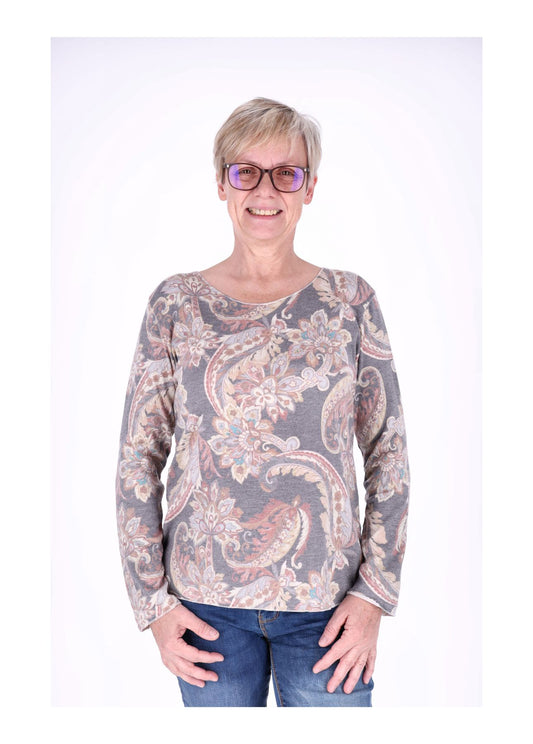 Shirt Damen AOP Paisley