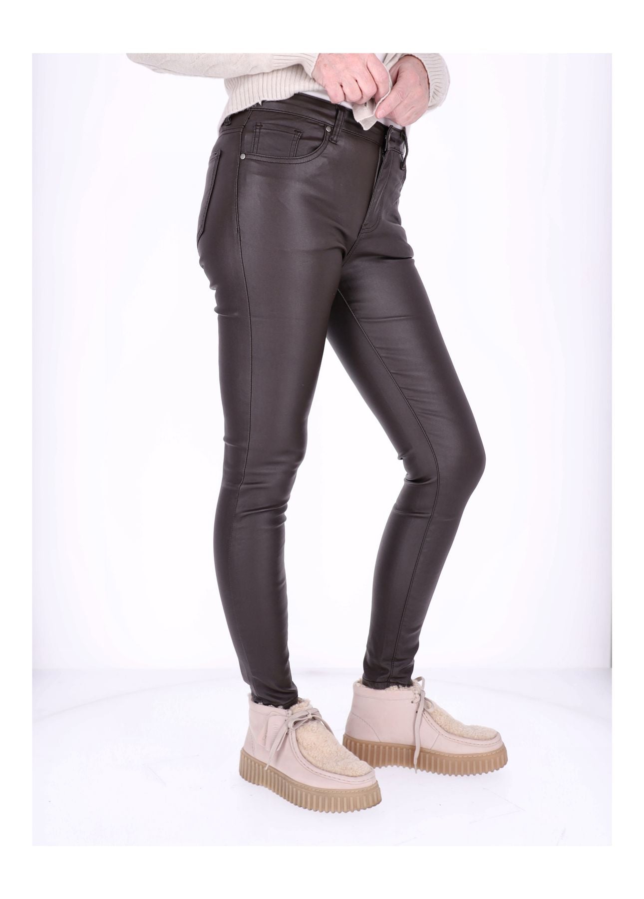 Jeans Damen Coated