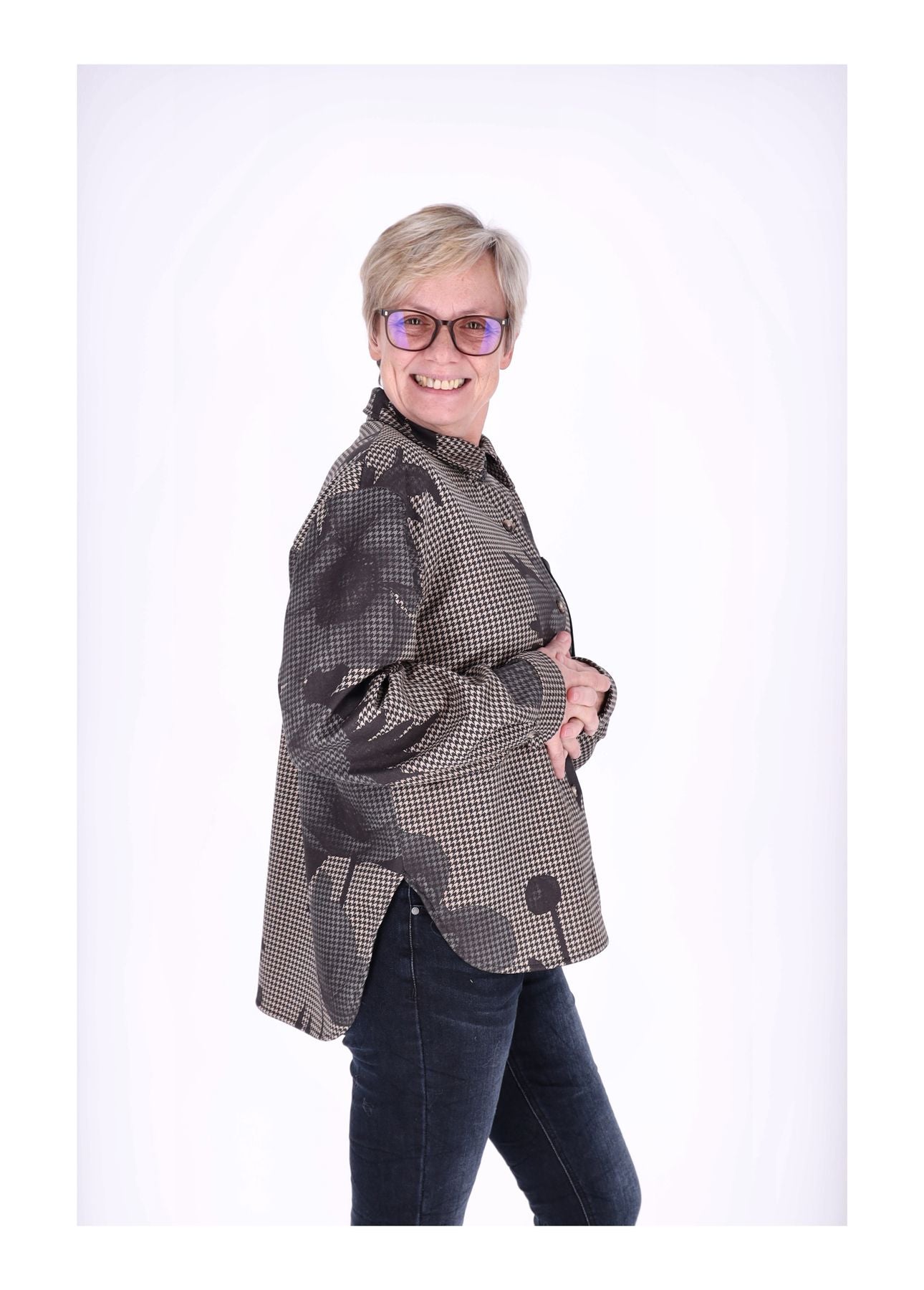 Bluse Damen AOP