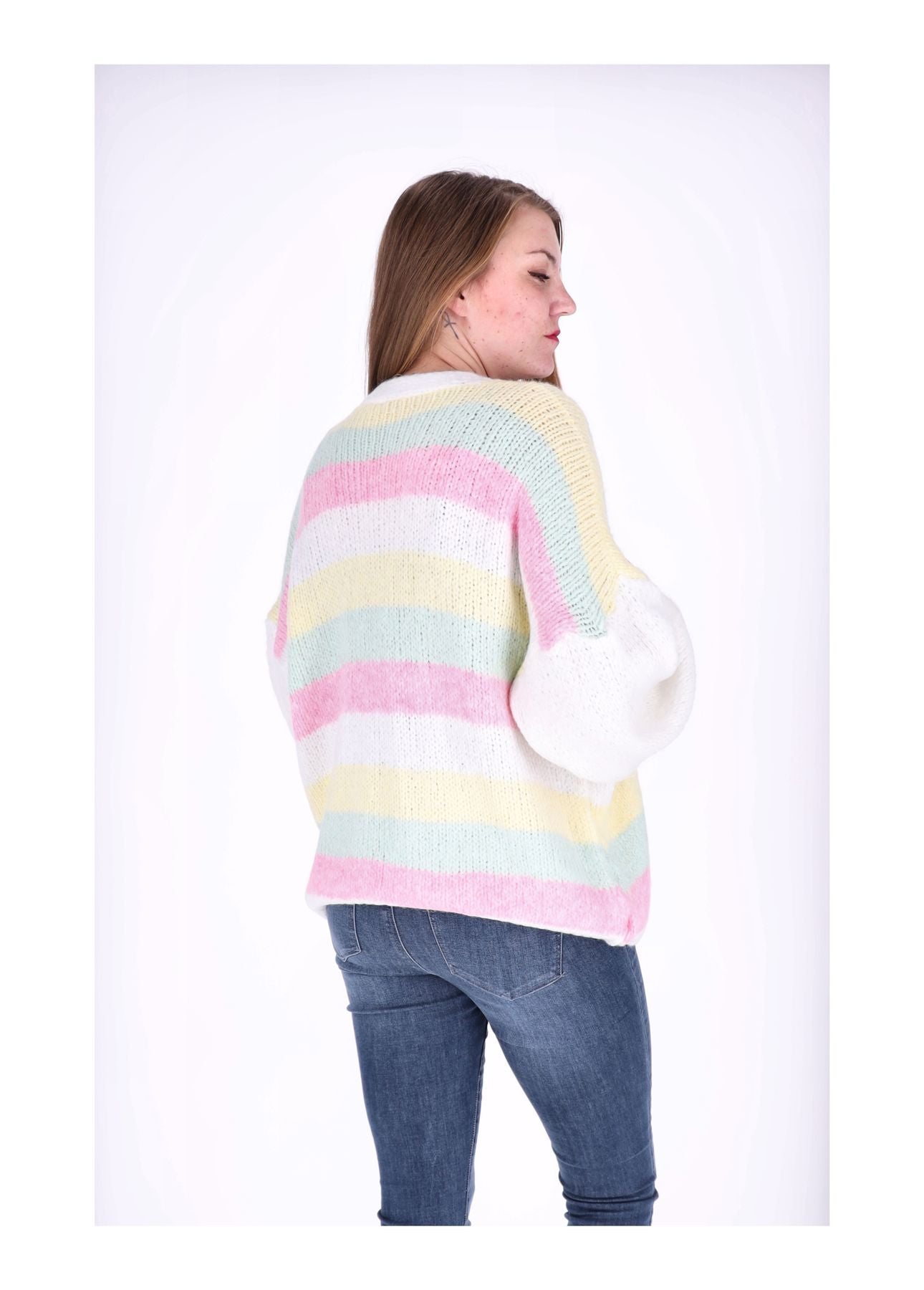 Strickjacke Ringel kurz
