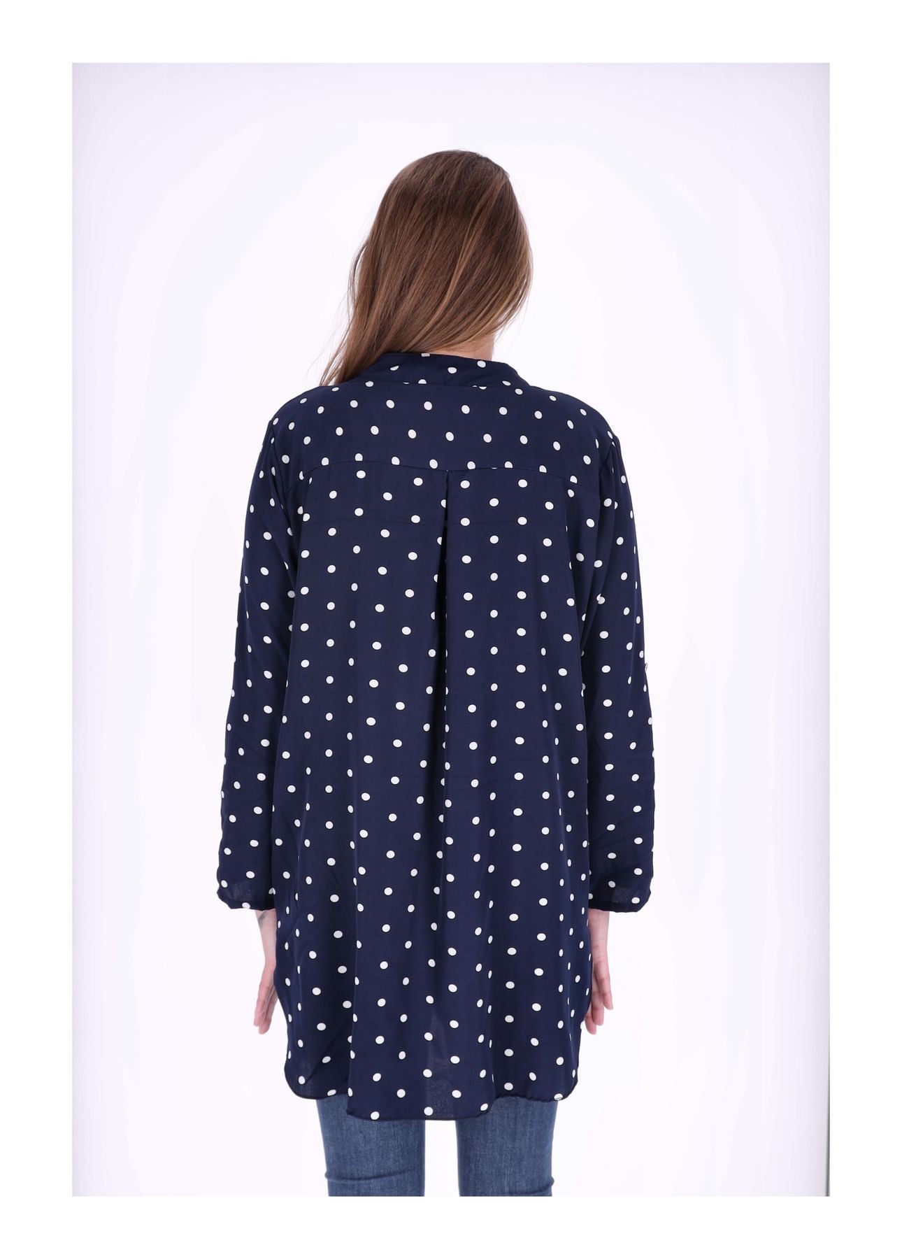 Blusenshirt Damen AOP Punkte