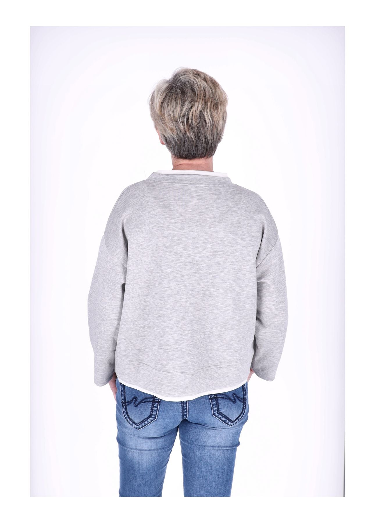Sweatshirt Damen Douple Layer