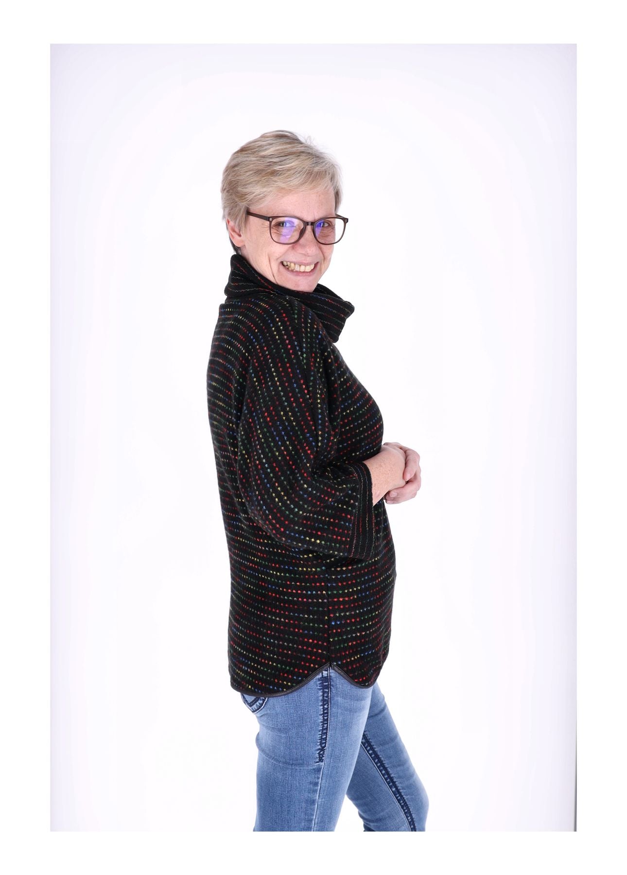 Damen Shirt mit Rollkragen