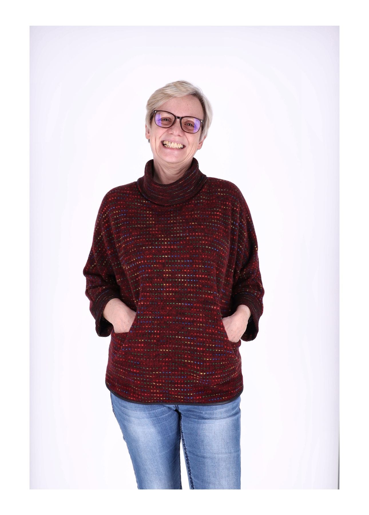 Damen Shirt mit Rollkragen