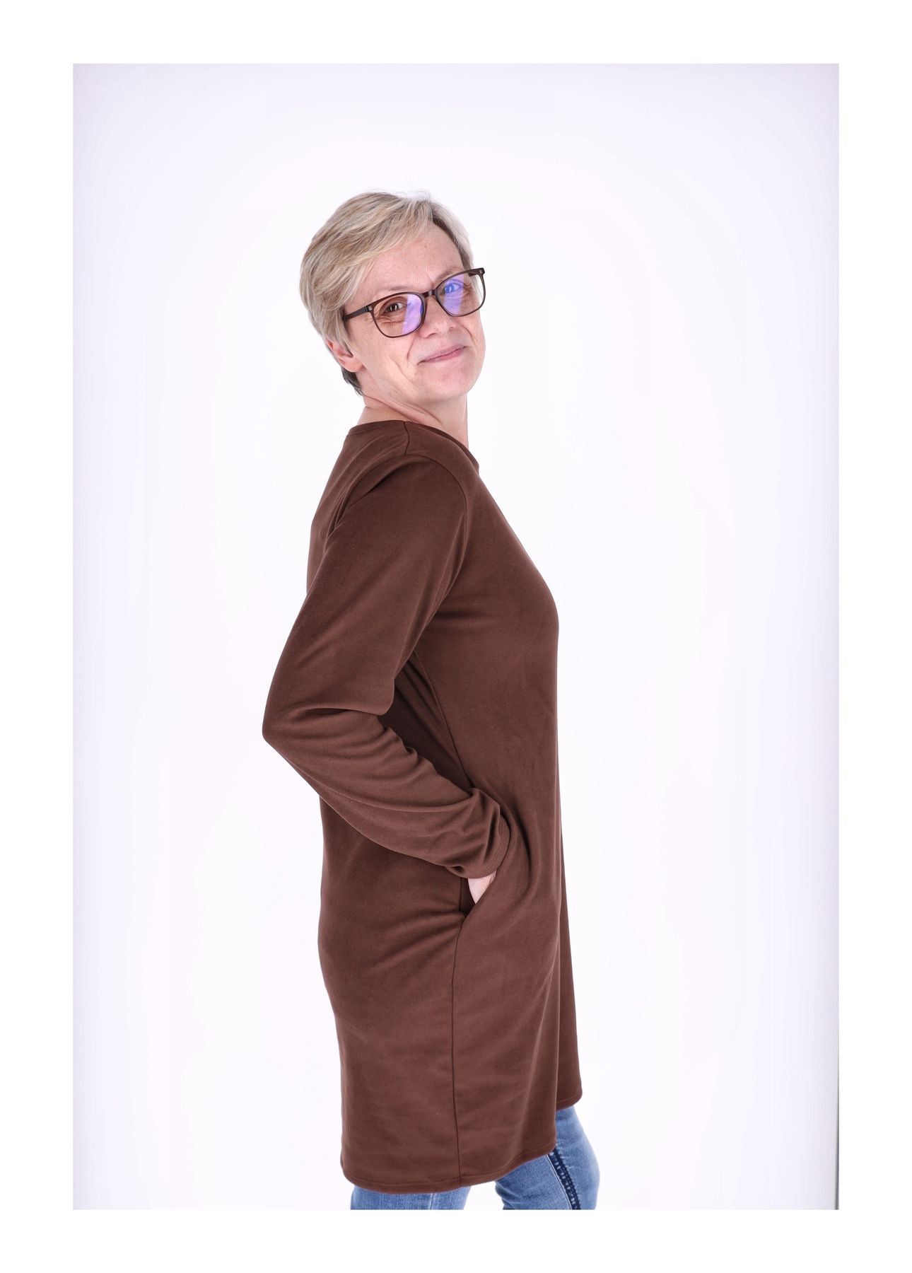 Kleid Seitentaschen