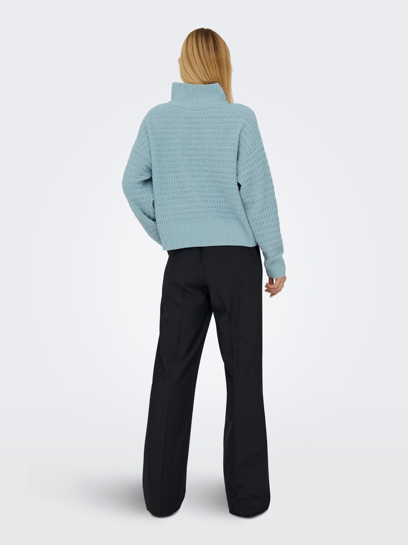 Damen ONLGLOBE LS HIGHNECK BF KNT