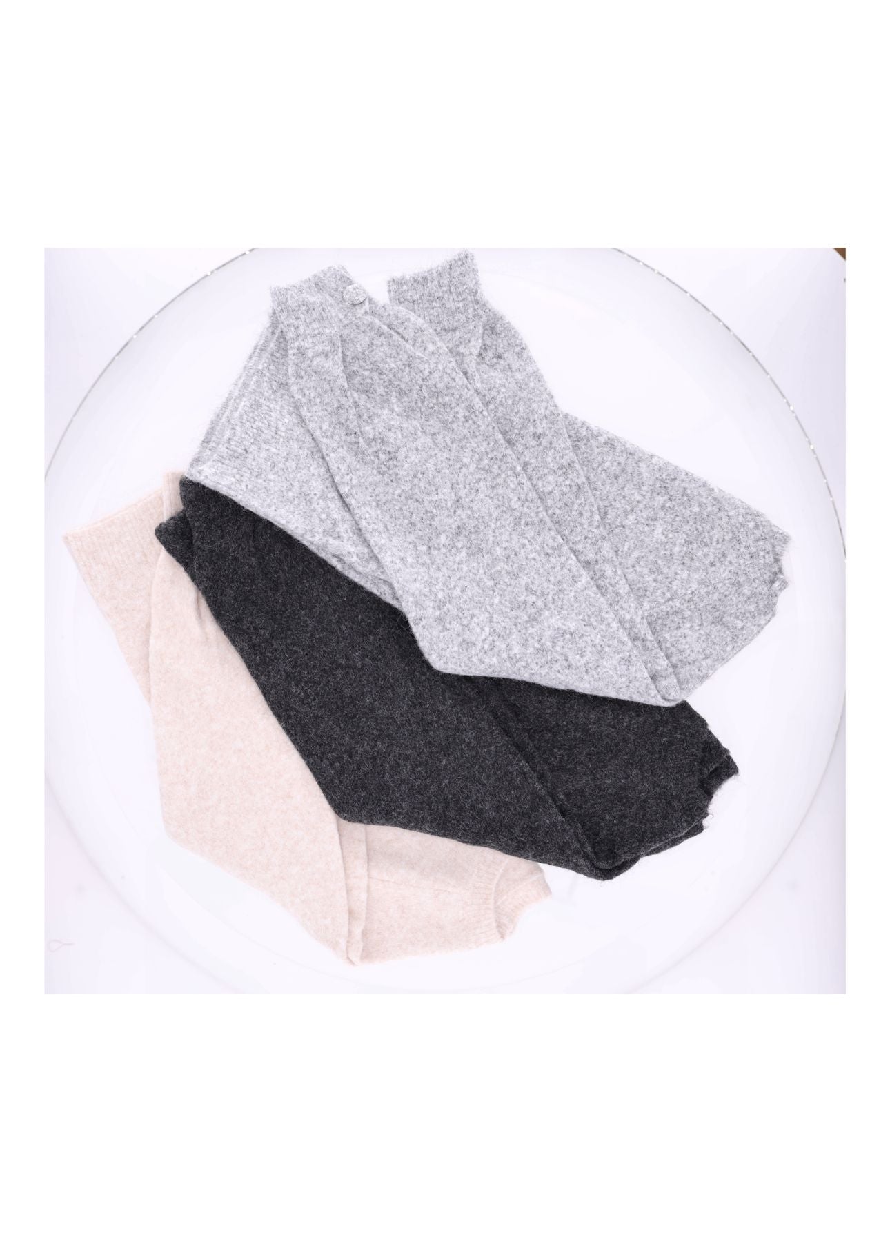 Strickpullover Damen Knopf am Arm