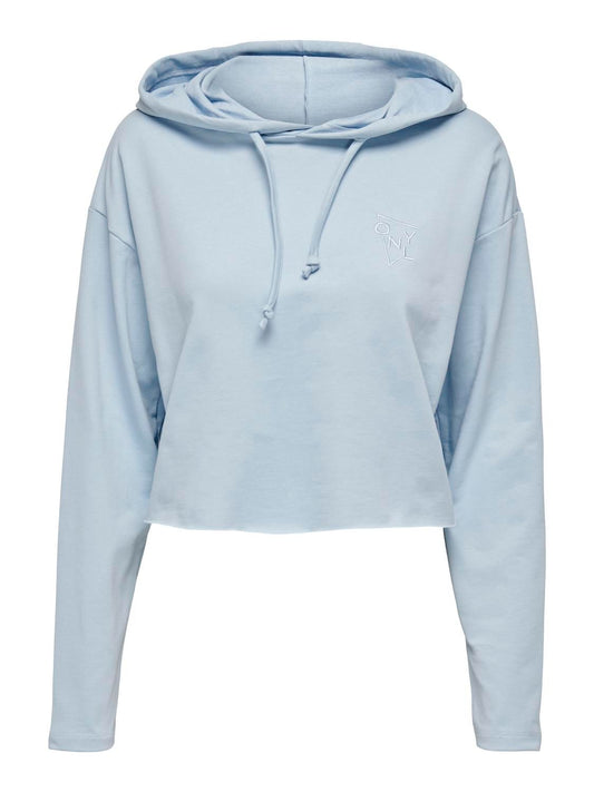 Damen ONLSARAH UNB EMB HOOD SWEATSHIRT CS NN