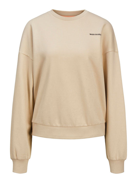 Damen JXCAROL RLX SHORT LS CREW SWT