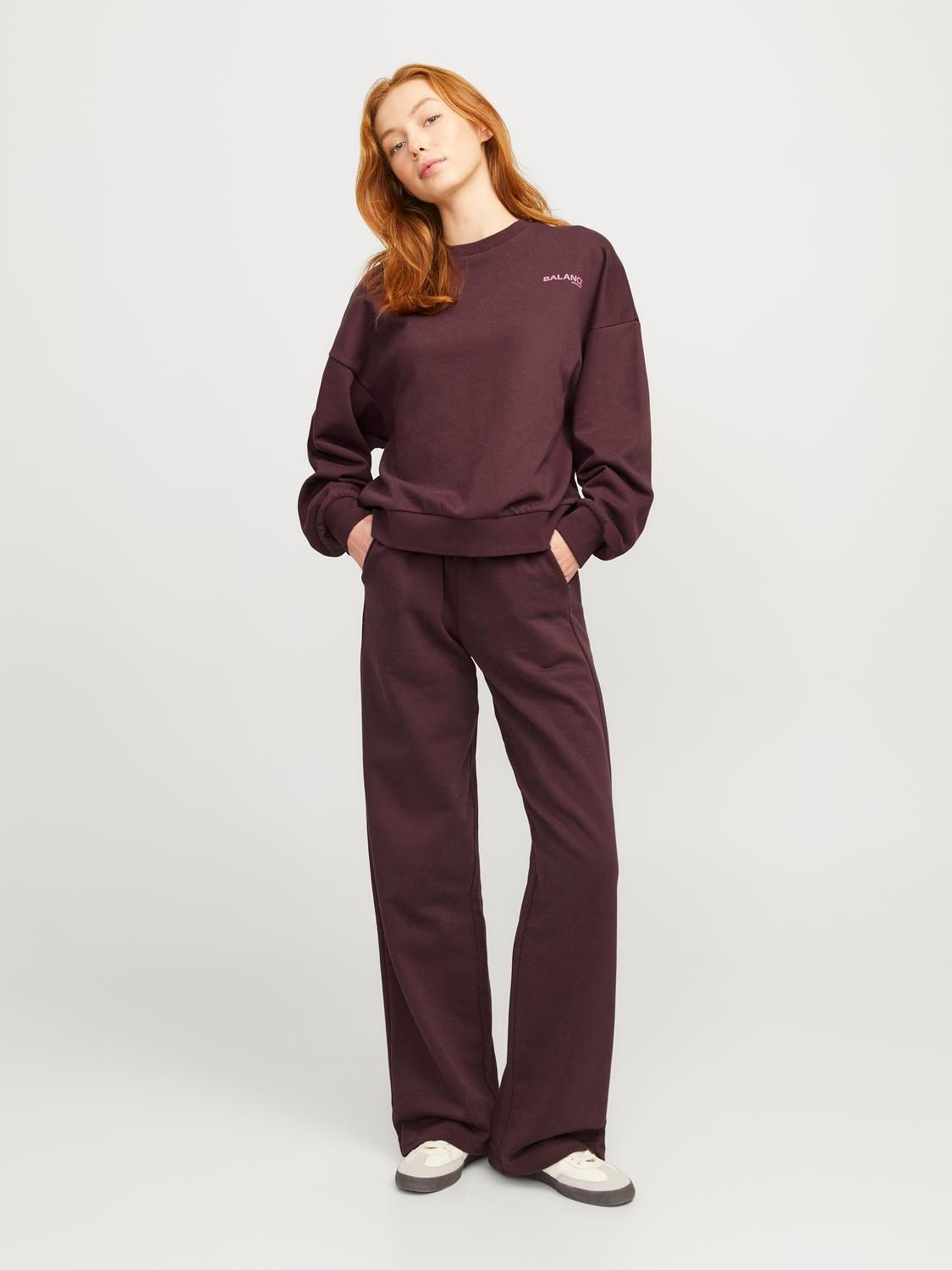 Damen JXCAROL RLX SHORT LS CREW SWT