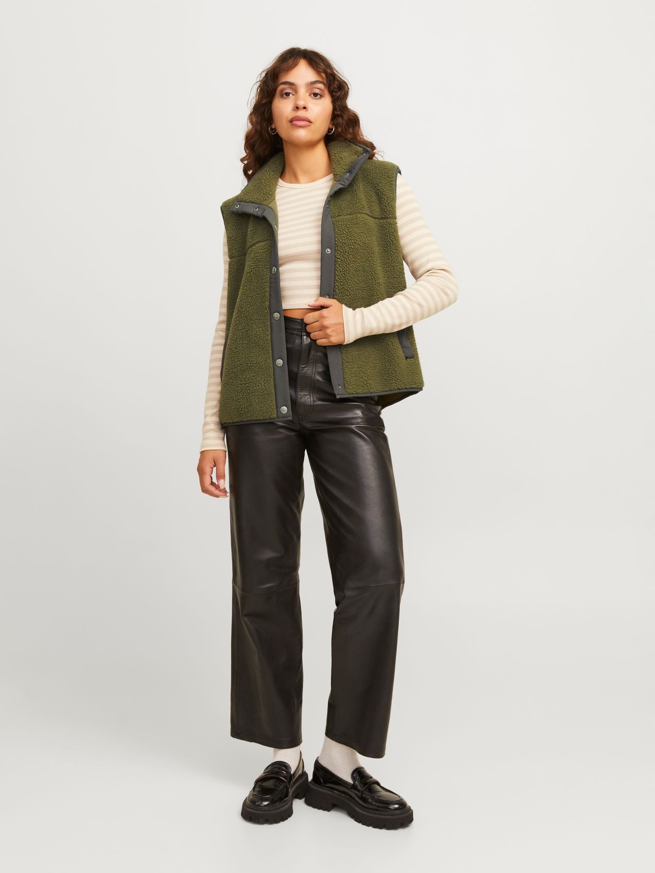 Damen JXNELLIE TEDDY VEST OTW