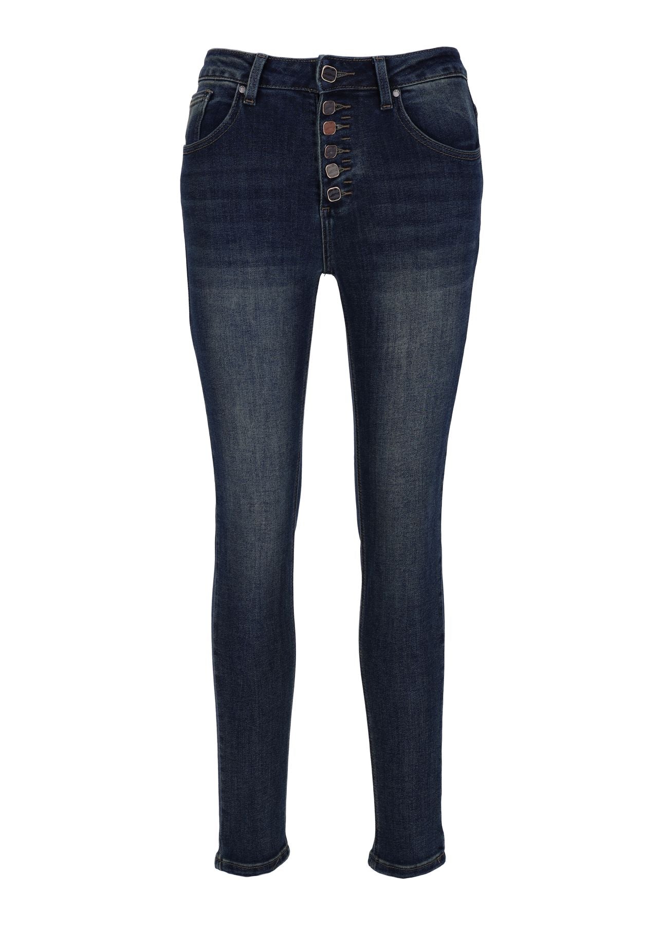 Jeans Knopfleiste Damen