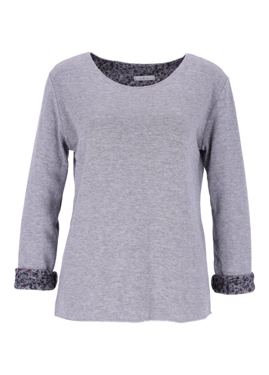 Damen Shirt Print Streublumen