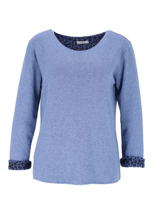 Damen Shirt Print Leo