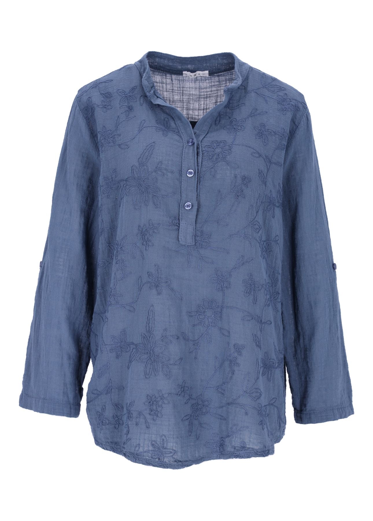 Damen Blusenshirt Stickerei