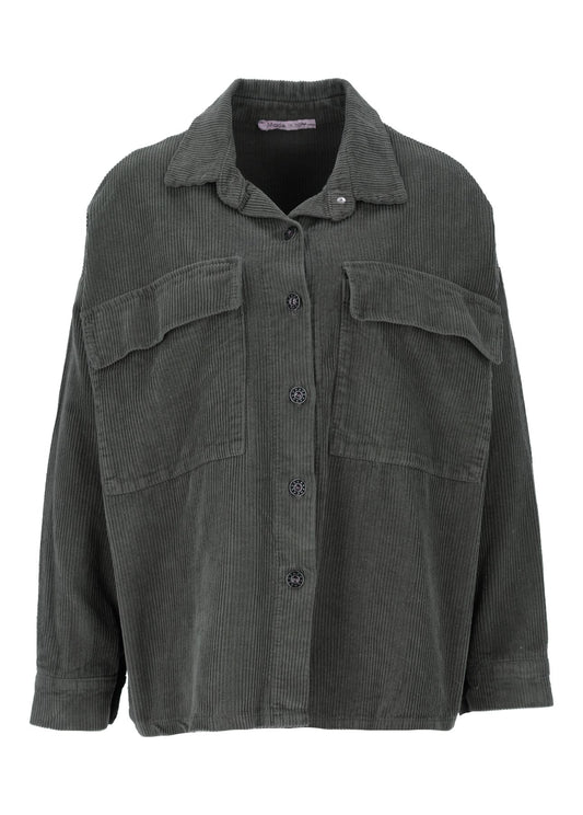 Damen Hemdbluse Breitcord