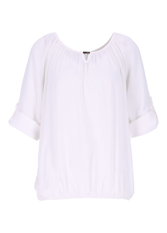 Damen Blusenshirt Gummizug