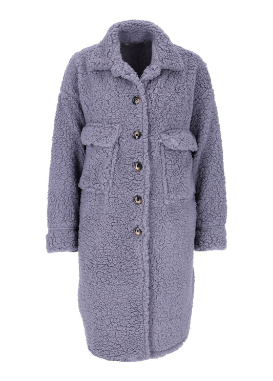 Damen Blusenjacke Teddy