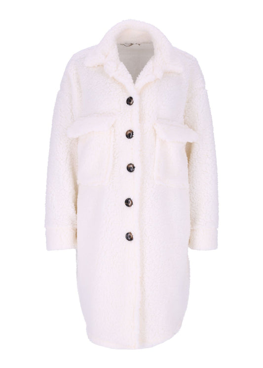 Damen Blusenjacke Teddy