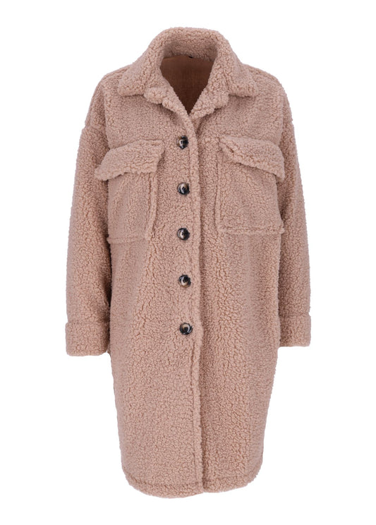 Damen Blusenjacke Teddy