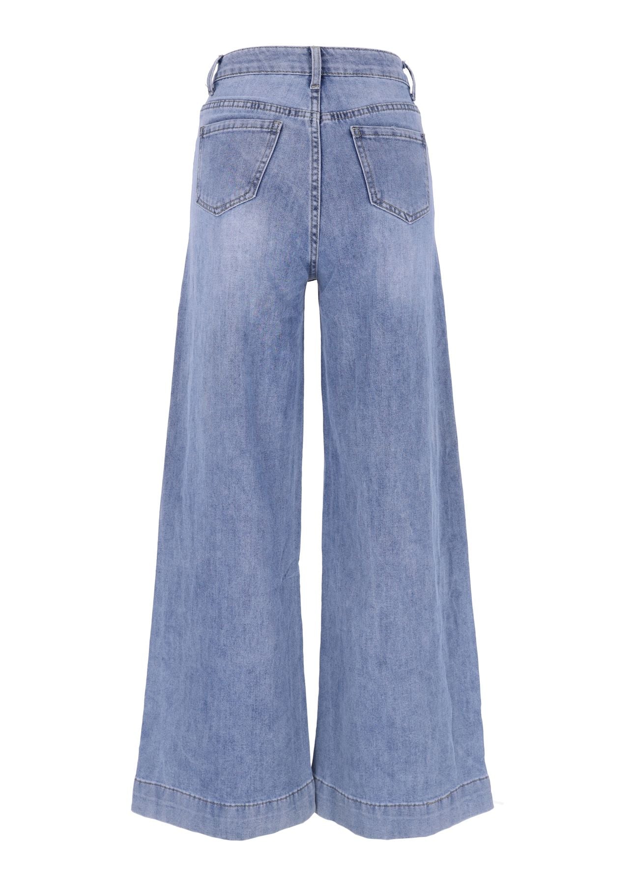 Damen Jeans wide leg Strass