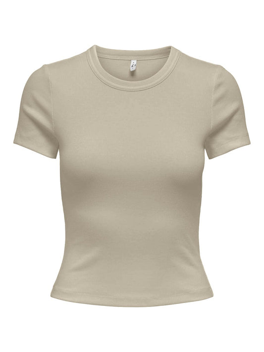 Damen ONLVAL S/S O-NECK TOP