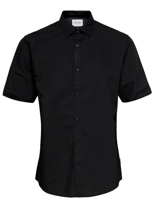 Herren ONSSANE LIFE SS SOLID POPLIN SHIRT