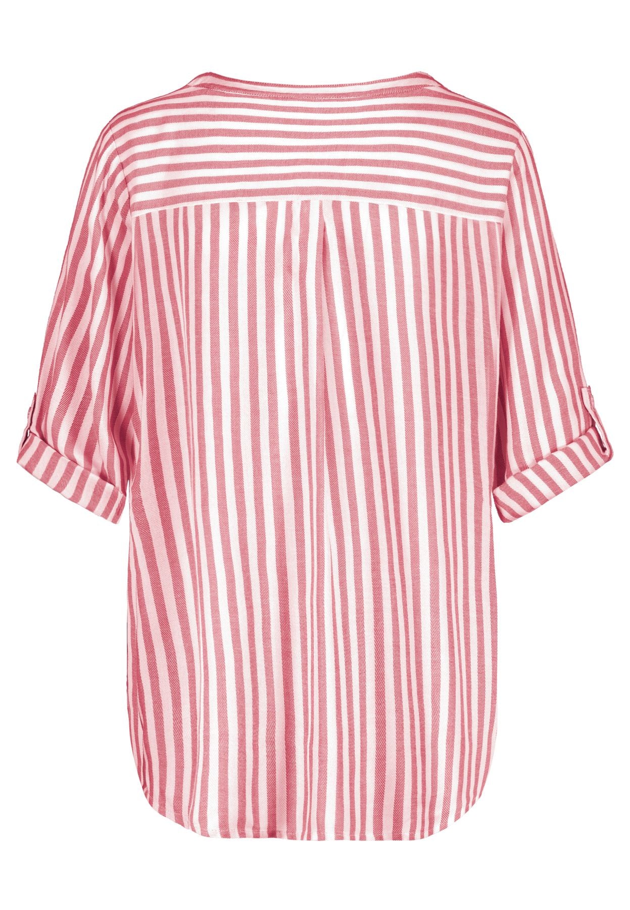 Damen Bluse, AOP, 3/4 arm, Stegkragen