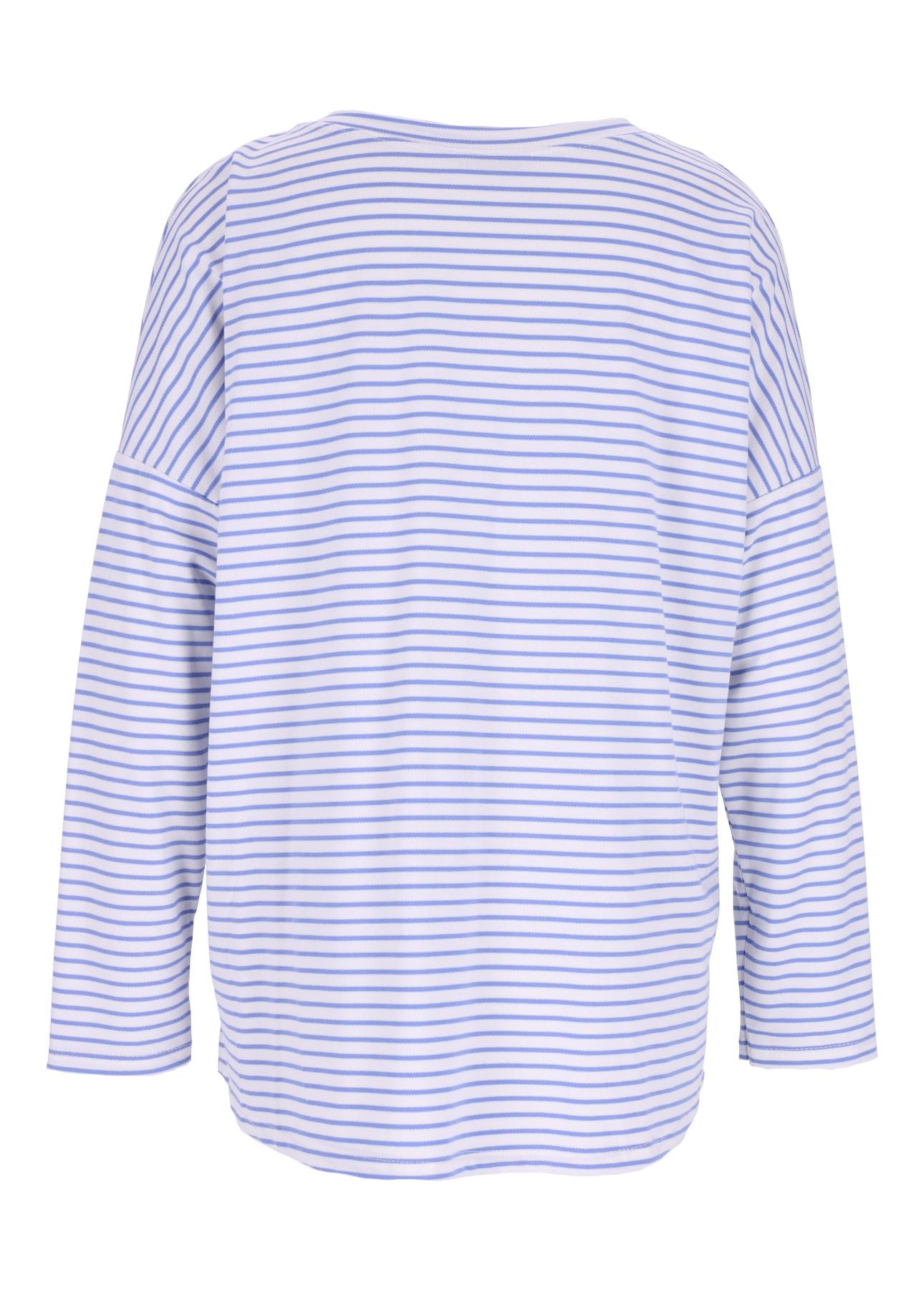 Damen Shirt Ringel Stickerei