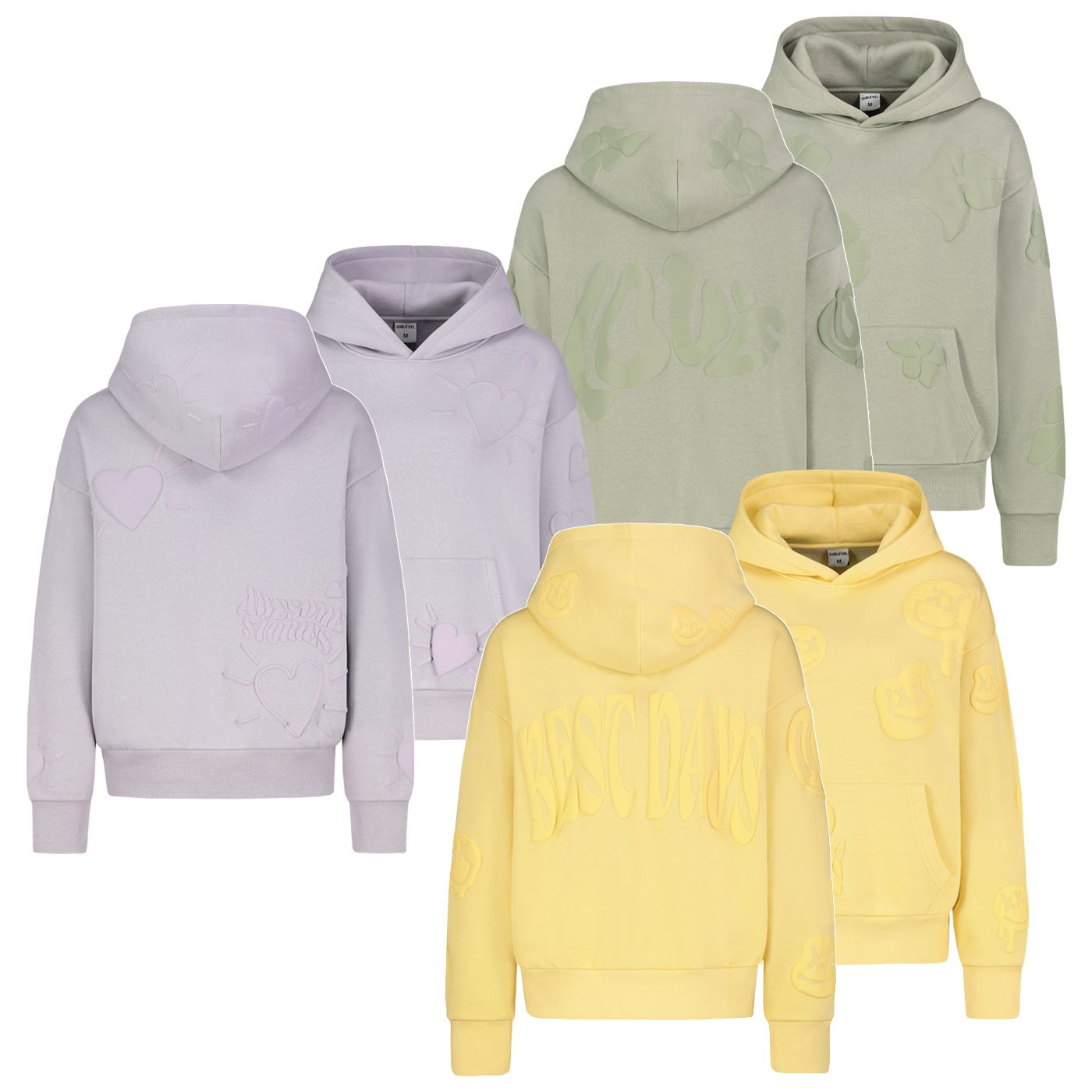 Damen DOB Sweat, langarm, Kapuze mit Dart