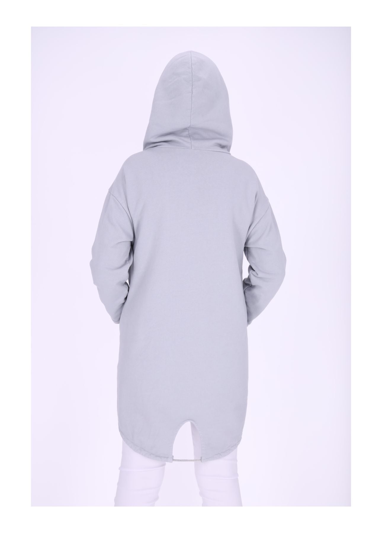 Damen Sweatjacke Lang