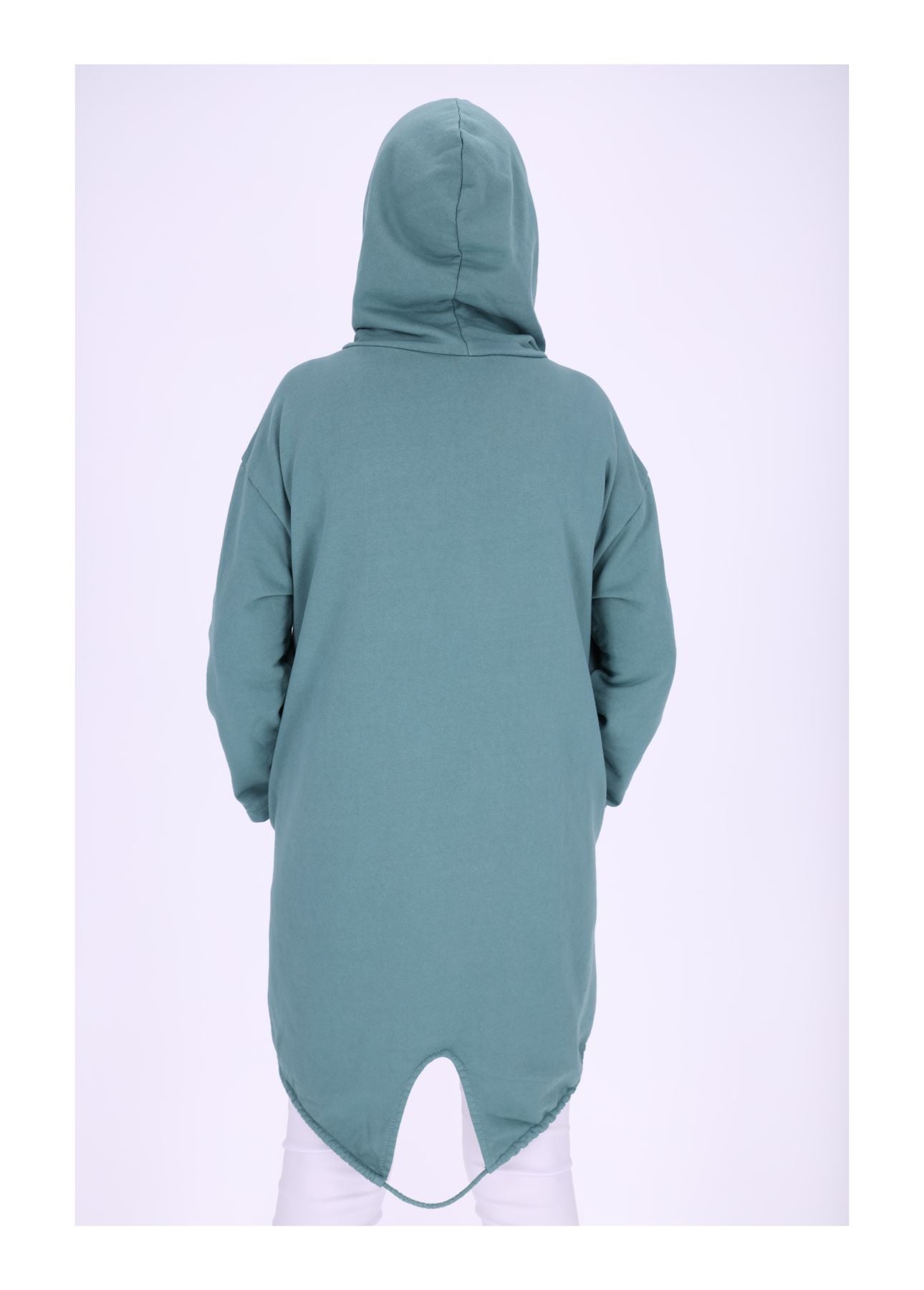 Damen Sweatjacke Lang