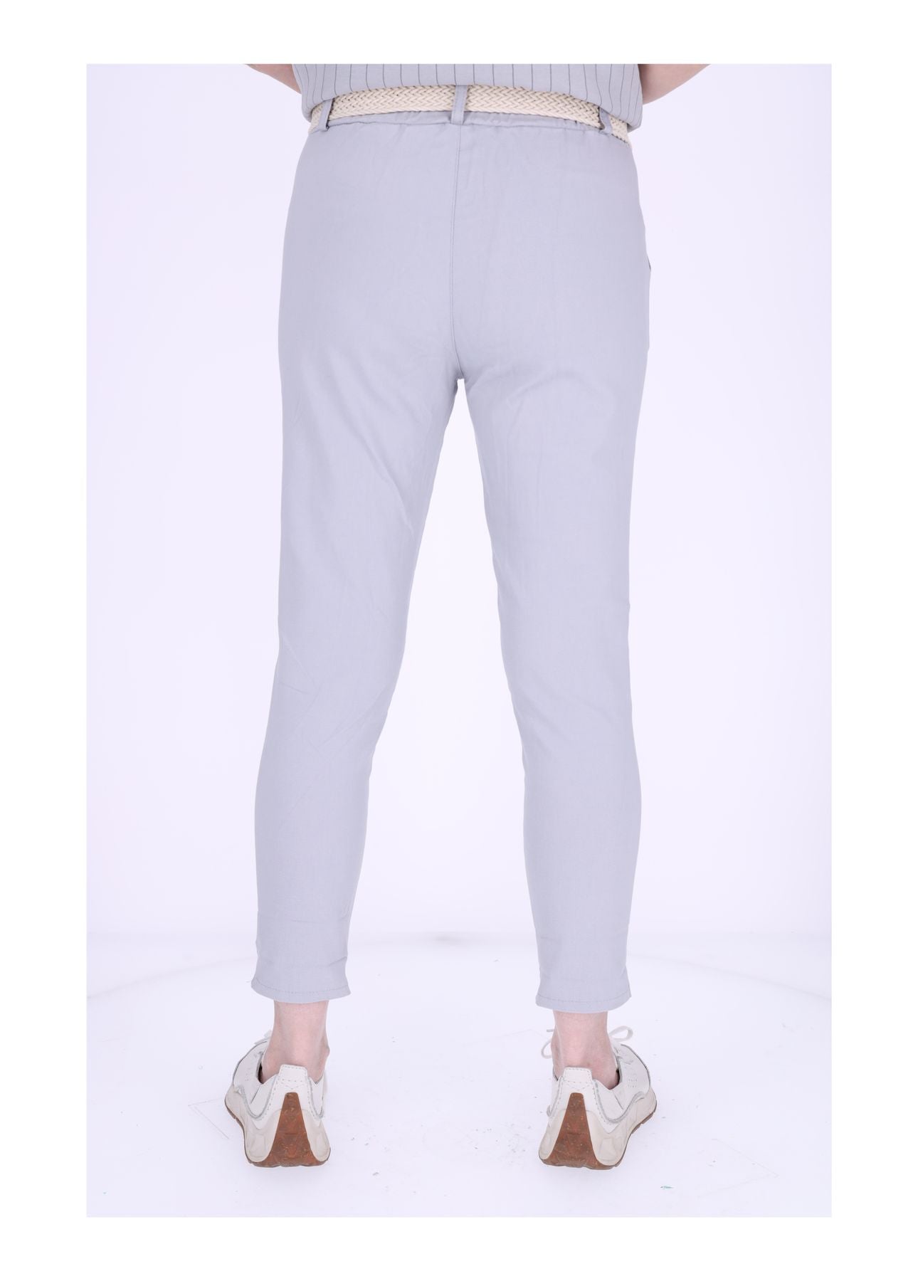 Damen Hose mit Gürtel