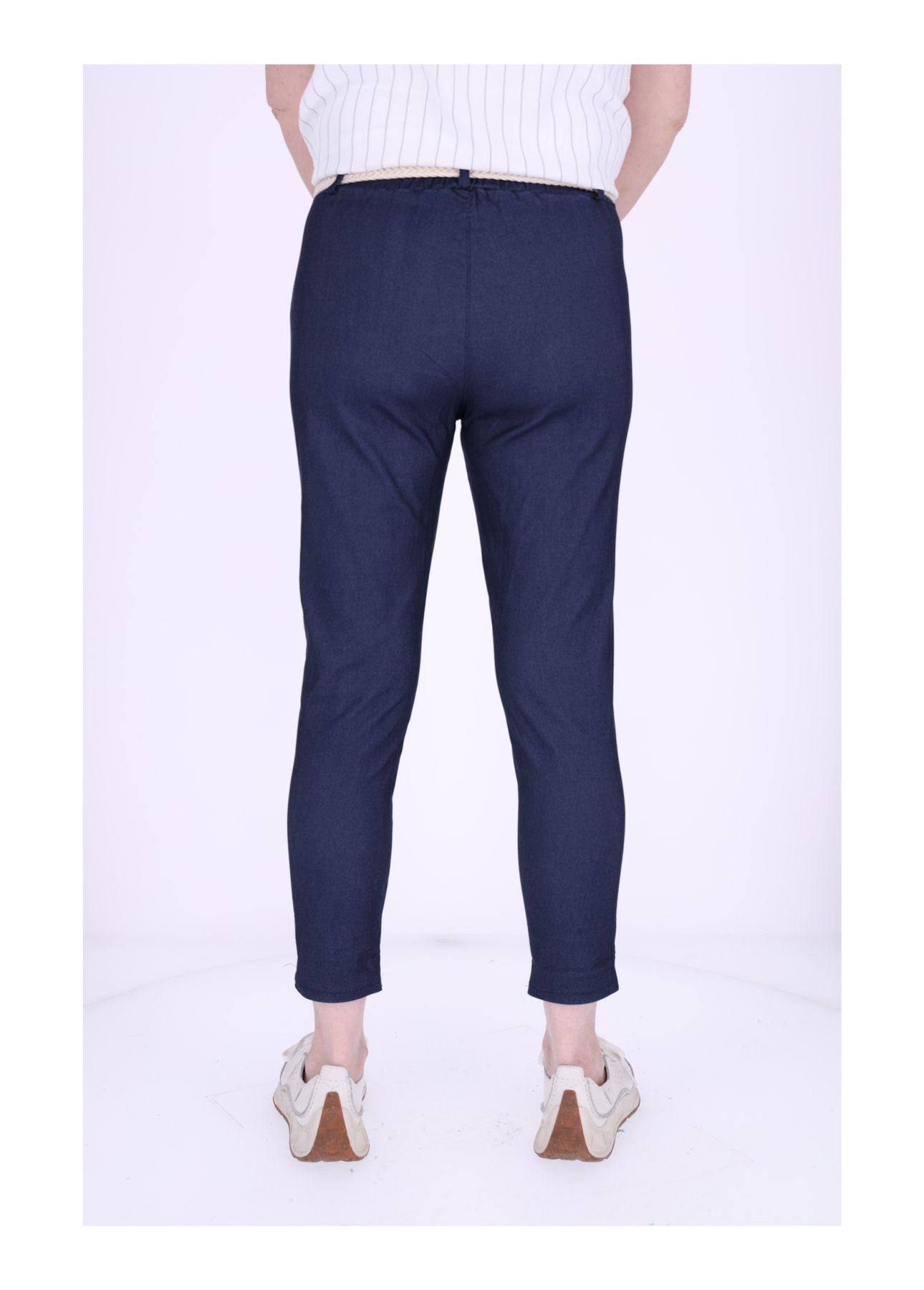 Damen Hose mit Gürtel