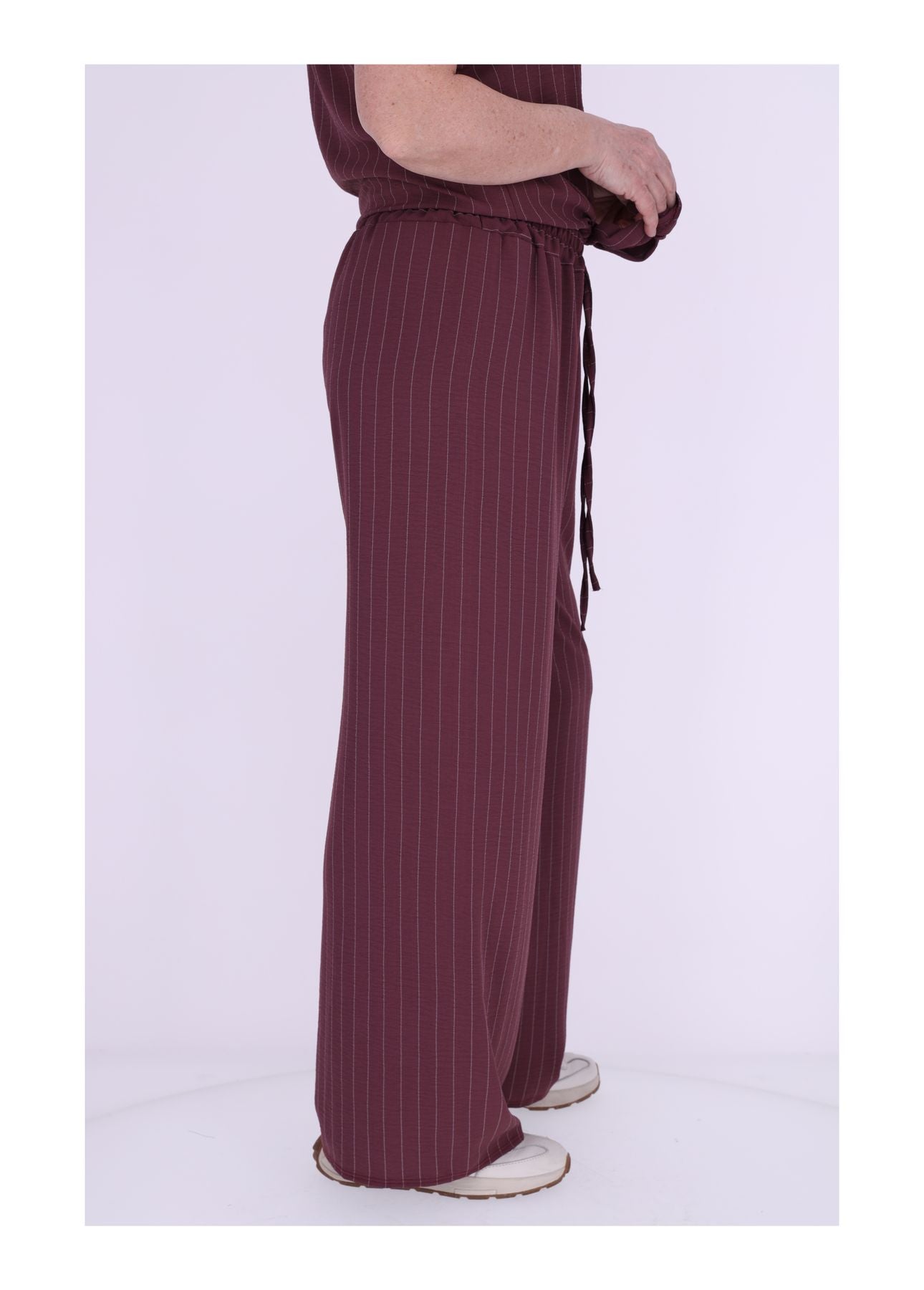 Damen Hose Sommerqualität Nadelstreifen