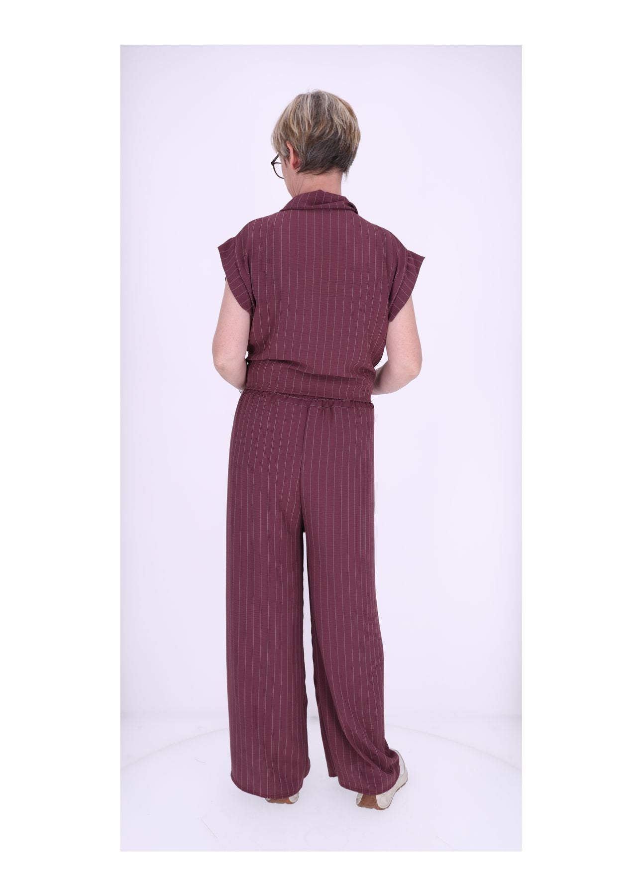 Damen Hose Sommerqualität Nadelstreifen