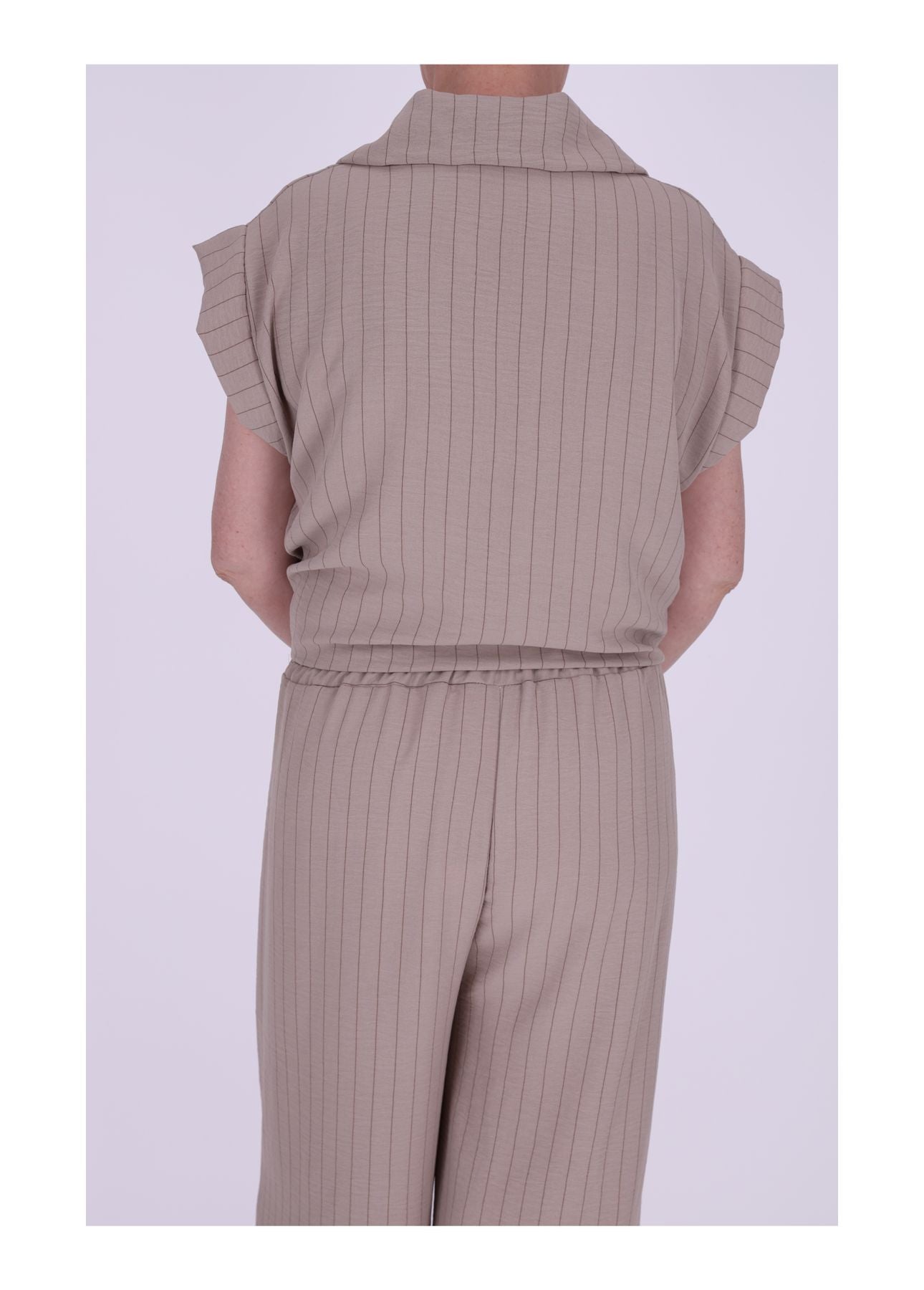 Damen Bluse kurzarm zum binden